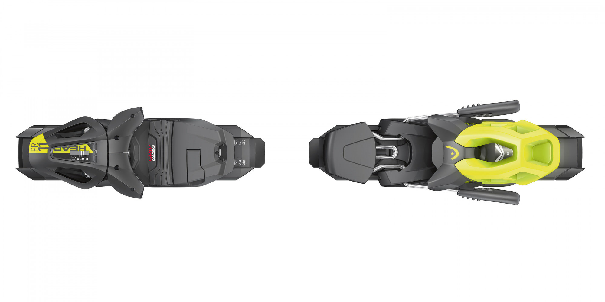 Горные лыжи Head V-Shape V8 LYT-PR + PR 11 GW 2022 black/yellow, 170 см