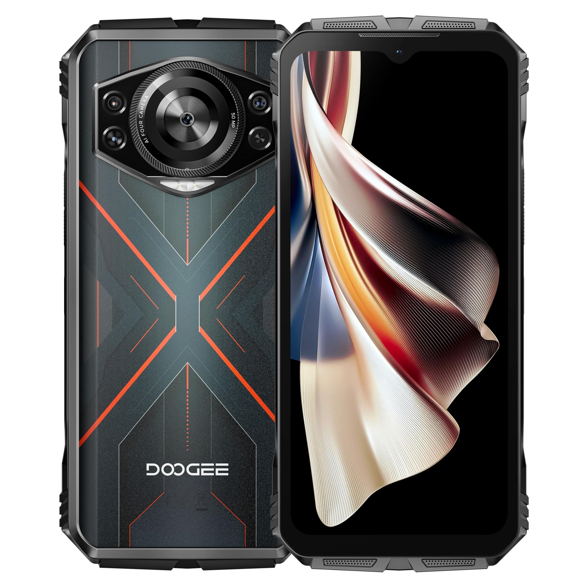 Смартфон Doogee S cyber 8/256GB красный, купить в Москве, цены в интернет-магазинах на Мегамаркет