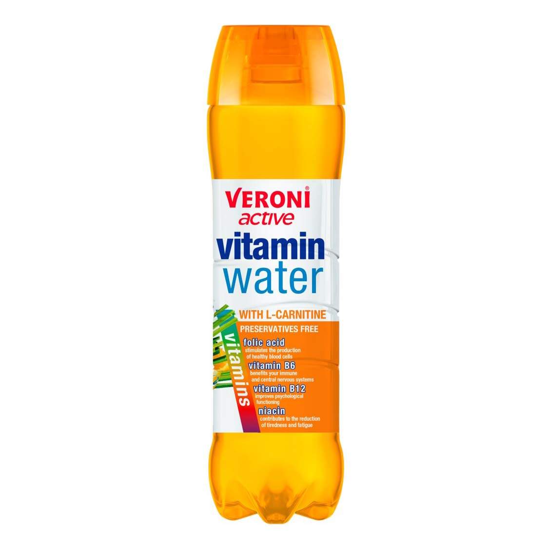 Энергетический напиток Veroni Витаминизированный с L-карнитином негазированный 0,7 л