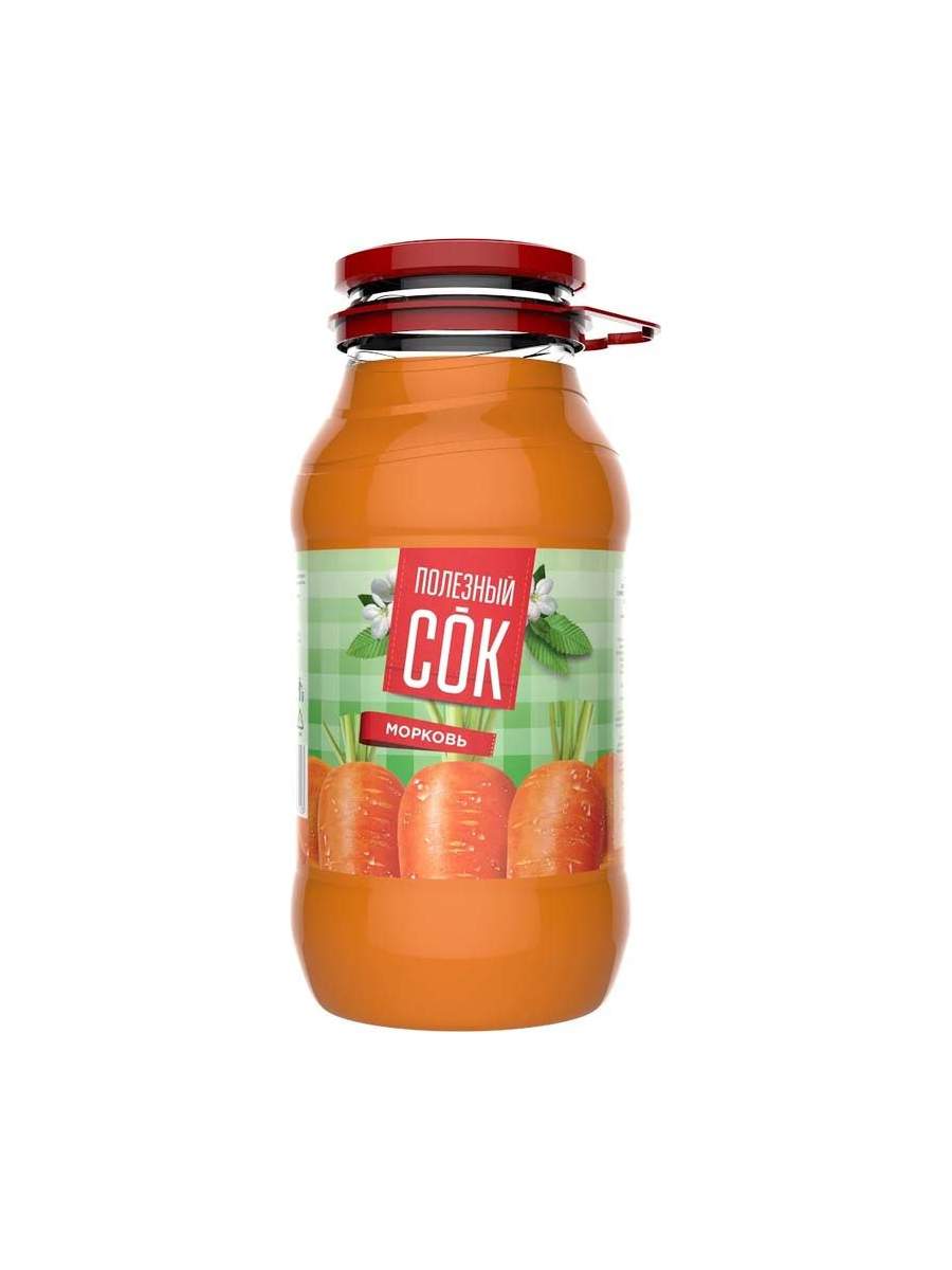 Сок Полезный сок с мякотью морковь стекляная бутылка 1.8 л - купить в Мегамаркет НН, цена на Мегамаркет