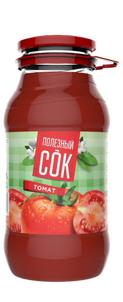 Сок Полезный сок с мякотью томатный стекляная бутылка 1.8 л - купить в Мегамаркет Москва Пушкино, цена на Мегамаркет