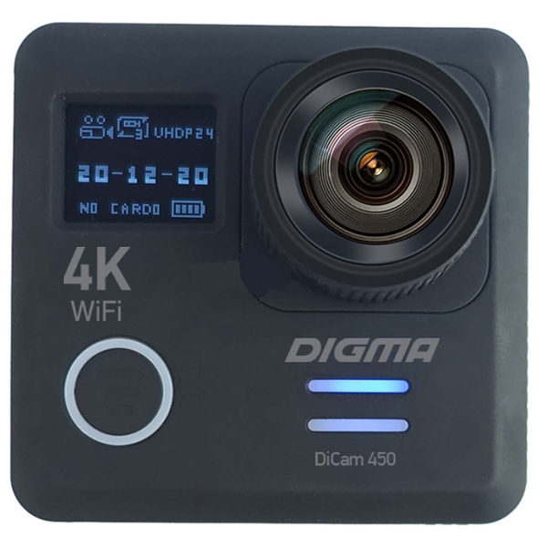 Экшн-камера DIGMA DiCam 450 Black (1502718), купить в Москве, цены в интернет-магазинах на Мегамаркет