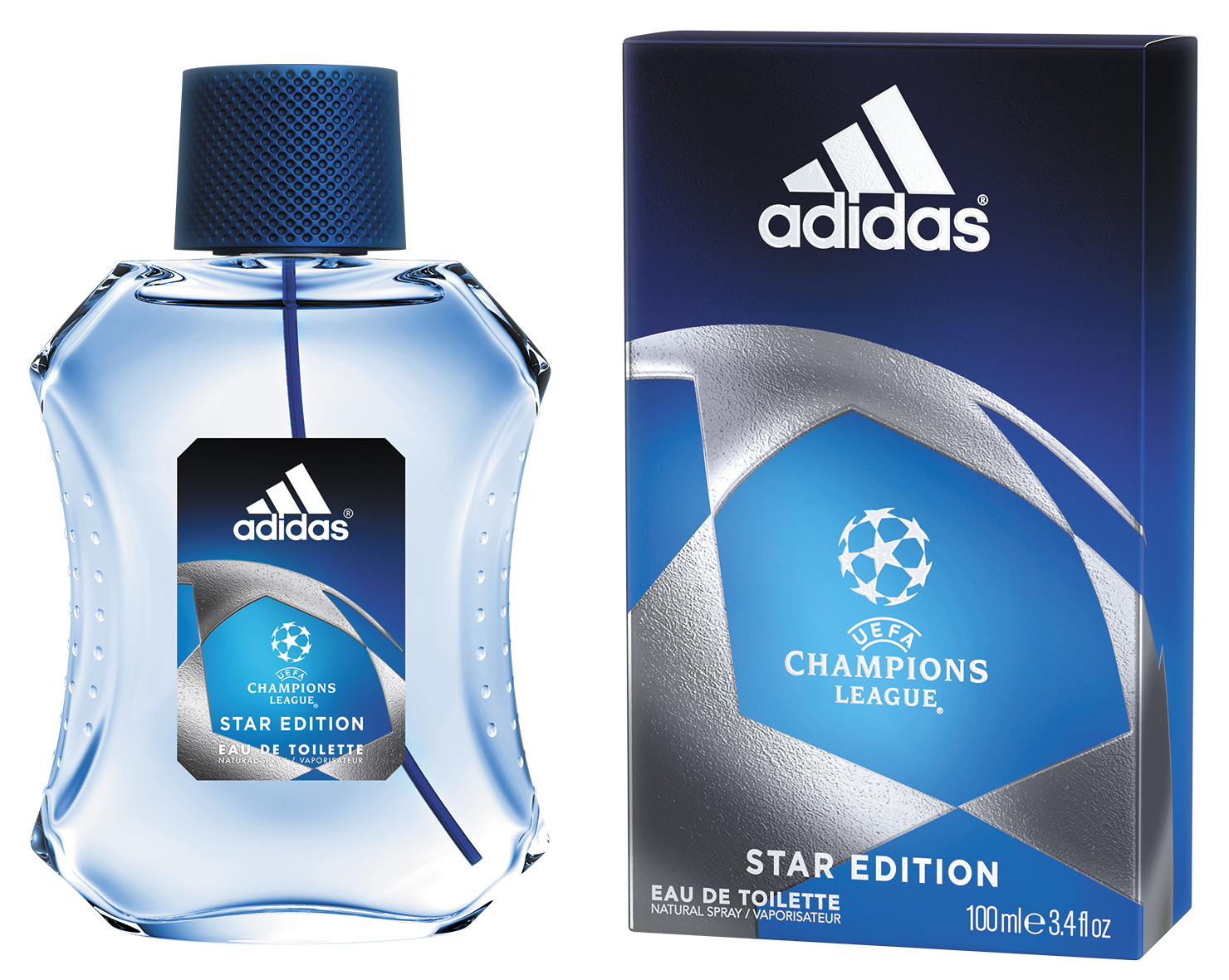 Купить туалетная вода Adidas UEFA Champions League Star Edition 100мл, цены на Мегамаркет | Артикул: 600019055706