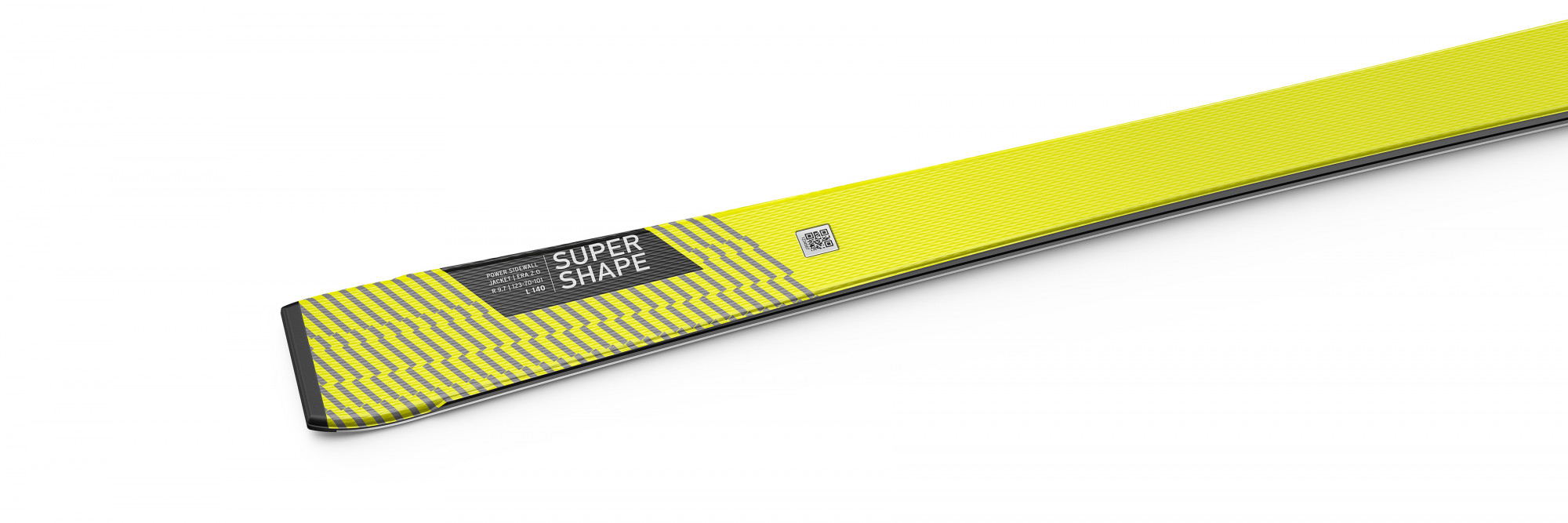 Горные лыжи Head Supershape SLR Pro + SLR 7.5 AC 2021 neon yellow/white, 130 см