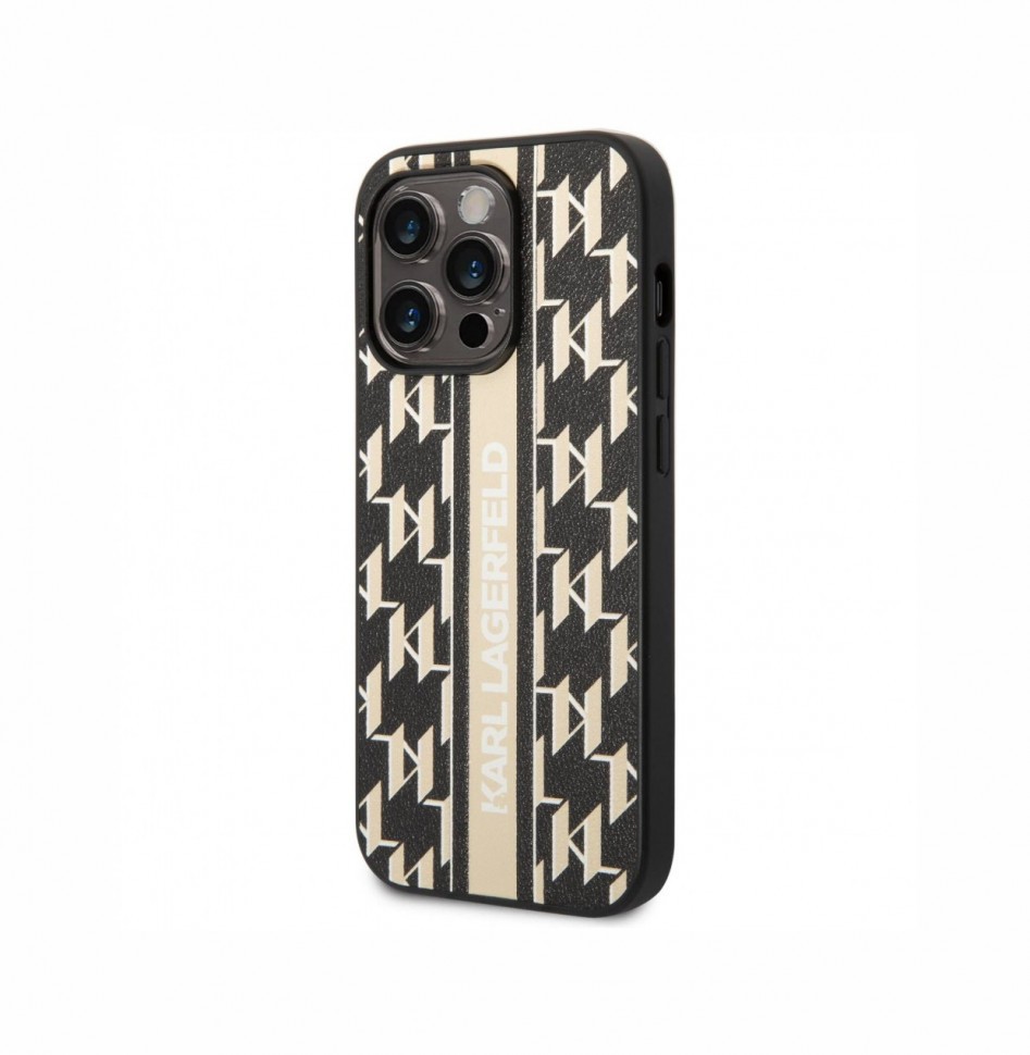 Чехол Karl Lagerfeld PU Monogram Vertical logo Hard для iPhone 14 Pro Max,  Коричневый - отзывы покупателей на маркетплейсе Мегамаркет | Артикул:  600011538482