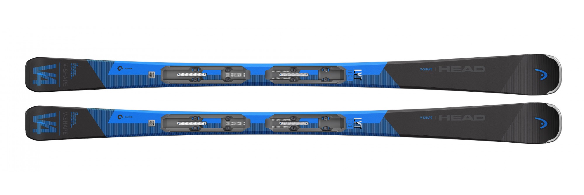 Горные лыжи Head V-Shape V4 LYT + PR 11 GW 2022 black/blue, 156 см
