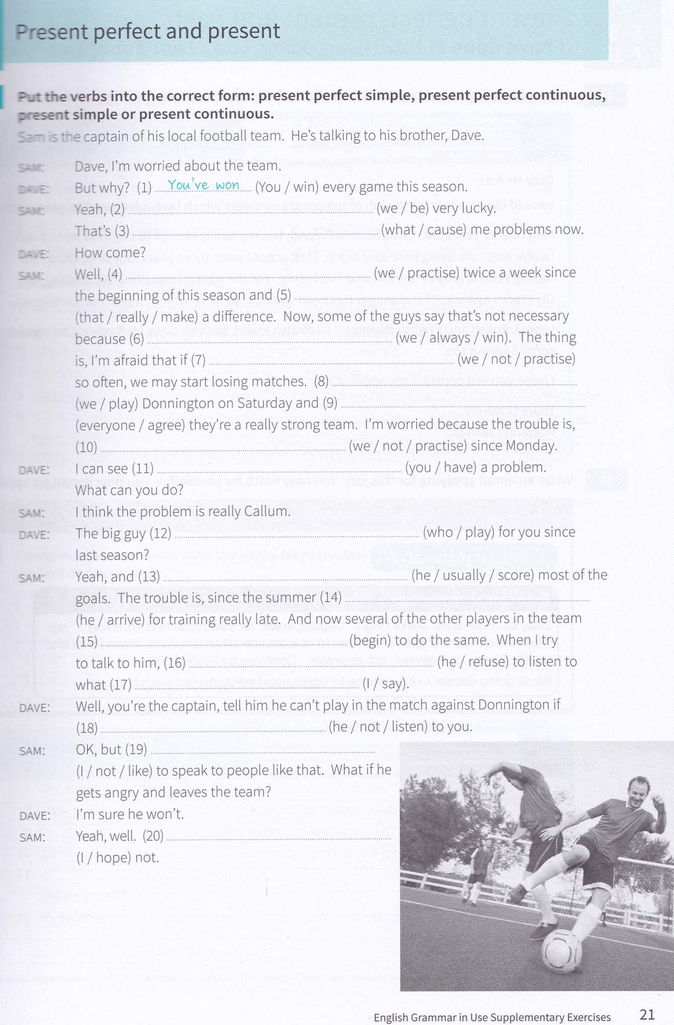 Grammar in use supplementary exercises
