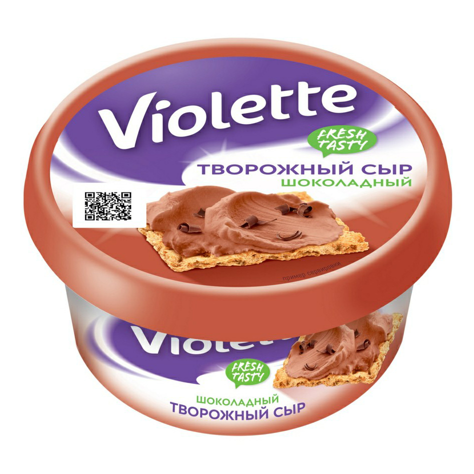 Купить творожный сыр Violette шоколадный 50% 140 г, цены на Мегамаркет |  Артикул: 100028187674