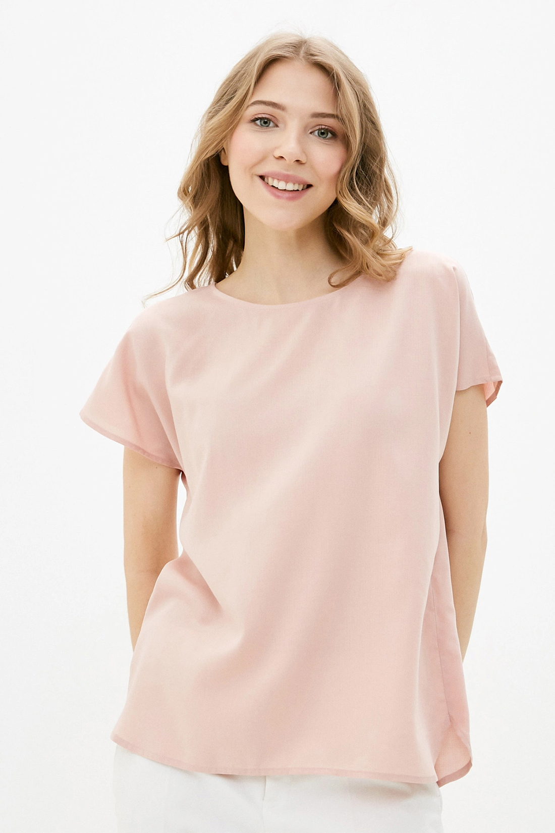 Блуза женская baon B191010 розовая L
