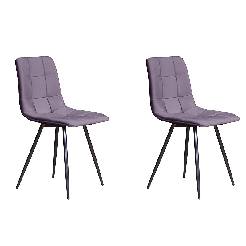 Комплект стульев Uno 25 опора конус, Barkhat 27, серый, 2 шт. - купить в Мегамаркет МСК Никифорово, цена на Мегамаркет