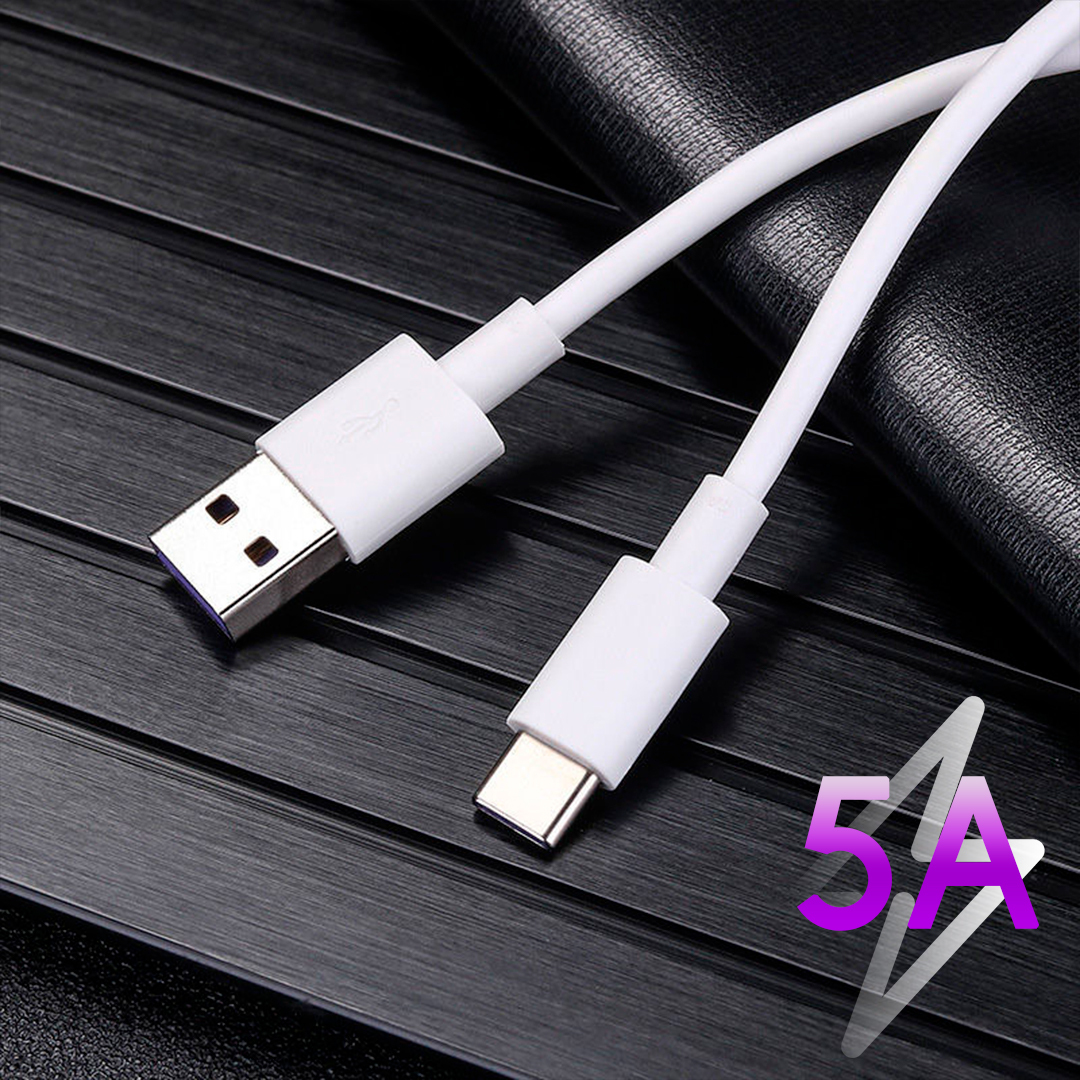 Кабель USB - Type-C 5A для быстрой зарядки и передачи данных. 3 м. – купить  в Москве, цены в интернет-магазинах на Мегамаркет