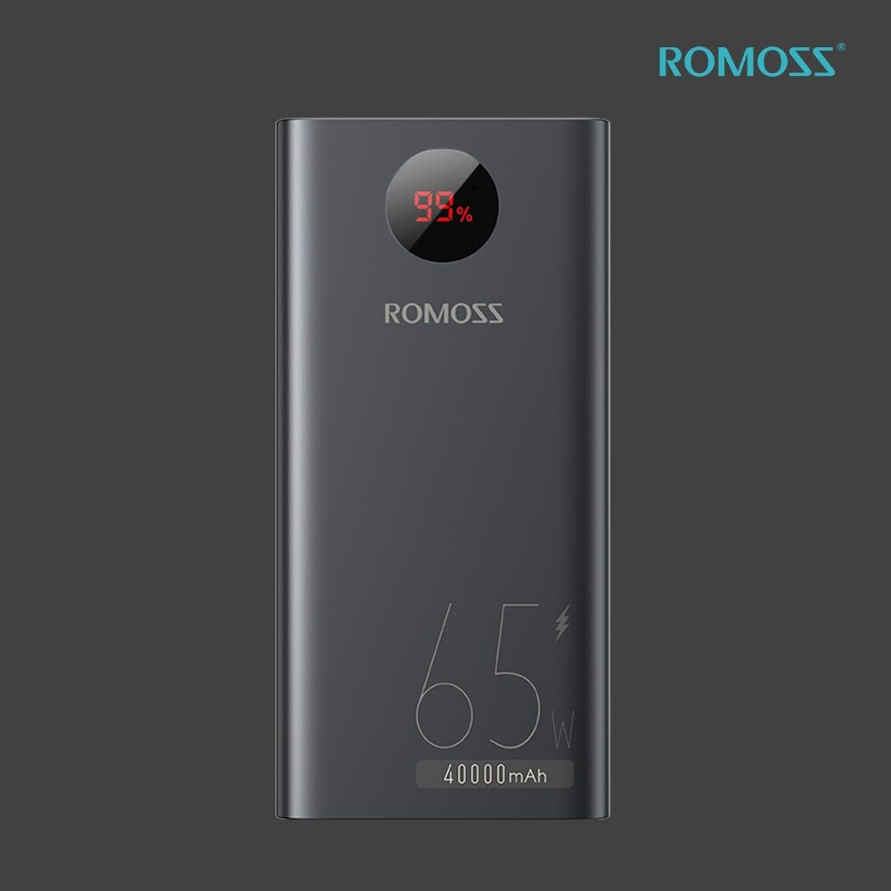 Внешний аккумулятор для ноутбуков Romoss PEA40 Pro/ 40000 mAh/ 65 Вт  быстрая зарядка/ LED - купить в Alt-Dim, цена на Мегамаркет