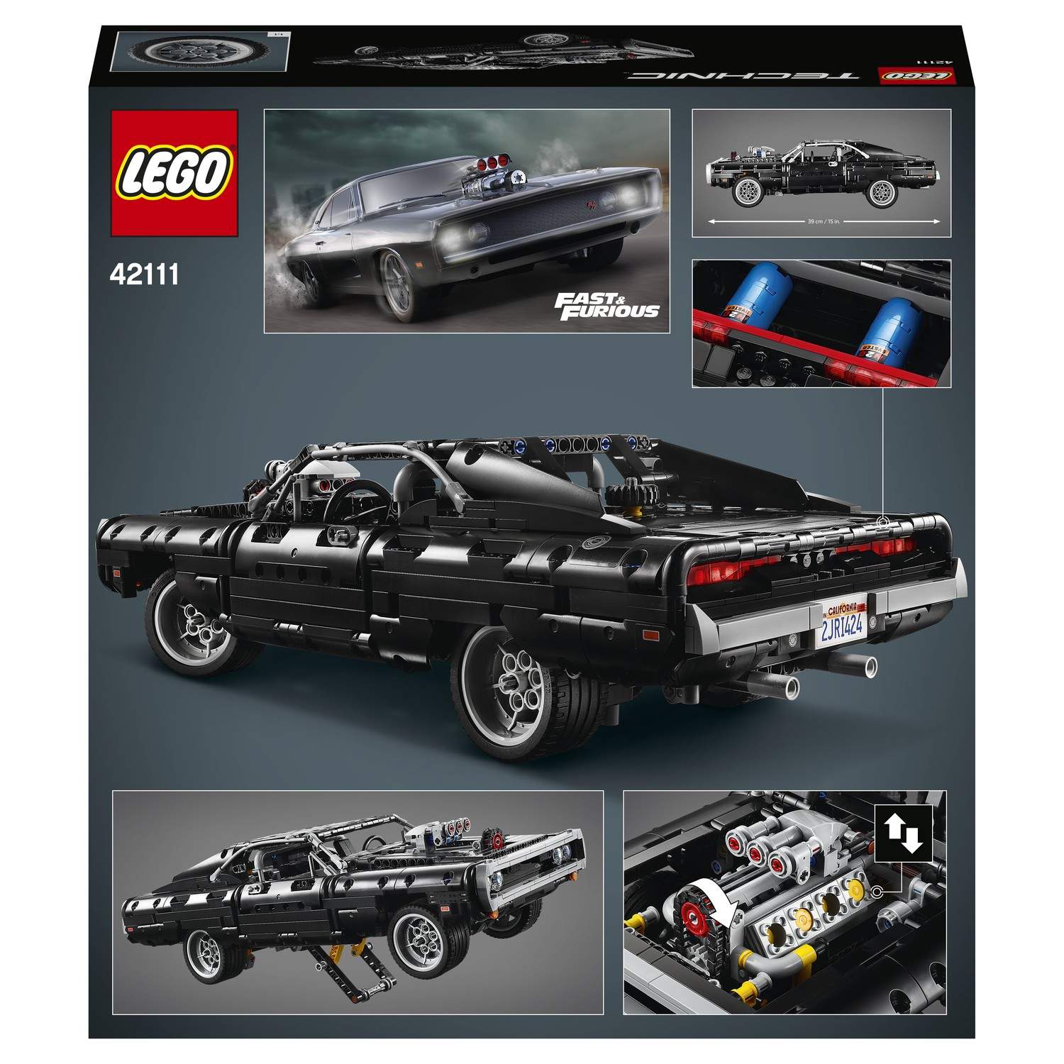 Отзывы о конструктор LEGO Technic 42111 Dodge Charger Доминика Торетто -  отзывы покупателей на Мегамаркет | конструкторы LEGO 42111 - 100027743617