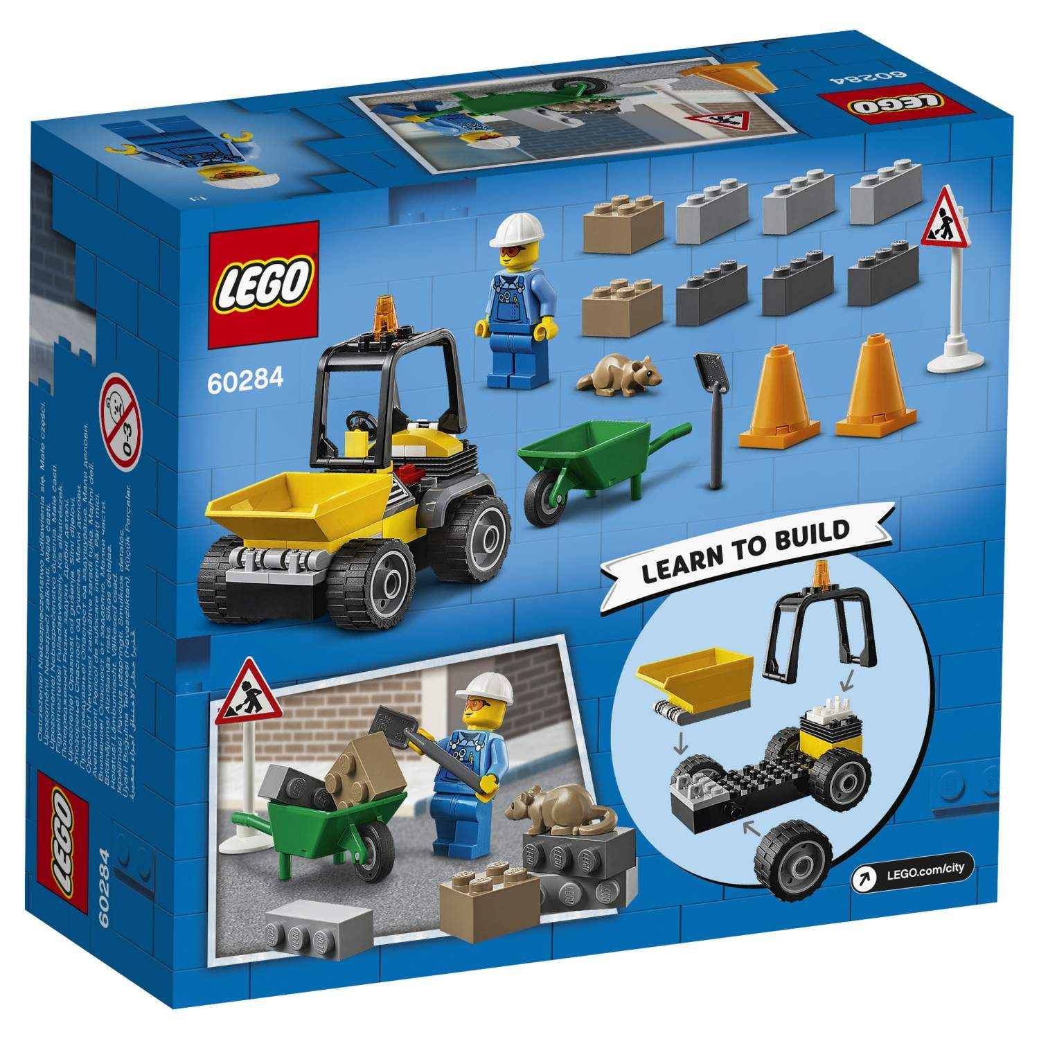 Конструктор LEGO City Great Vehicles 60284 Автомобиль для дорожных работ