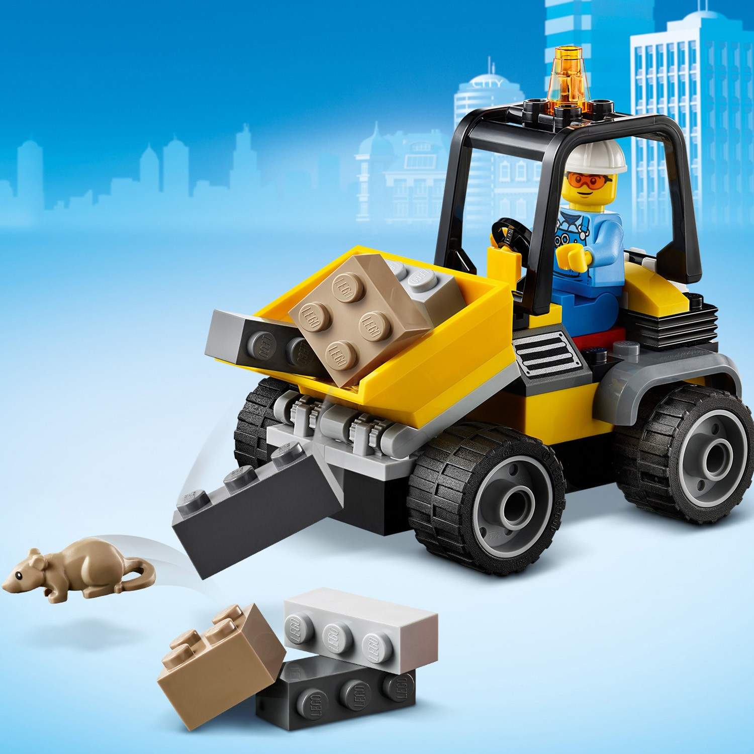 Купить конструктор LEGO City Great Vehicles 60284 Автомобиль для дорожных  работ, цены на Мегамаркет | Артикул: 100027743636