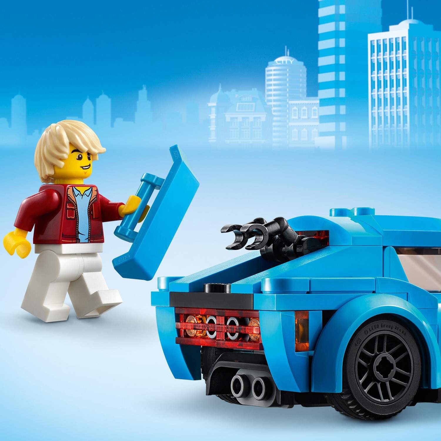 Купить конструктор LEGO City Great Vehicles 60285 Спортивный автомобиль,  цены на Мегамаркет | Артикул: 100027743637