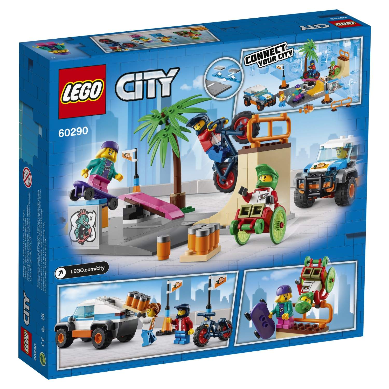 Конструктор LEGO City Community 60290 Скейт-парк