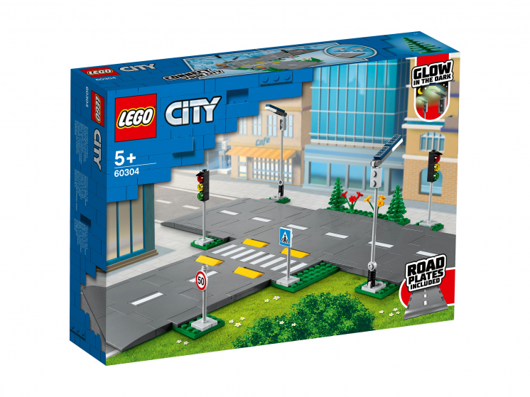 Конструктор LEGO City Town 60304 Дорожные пластины