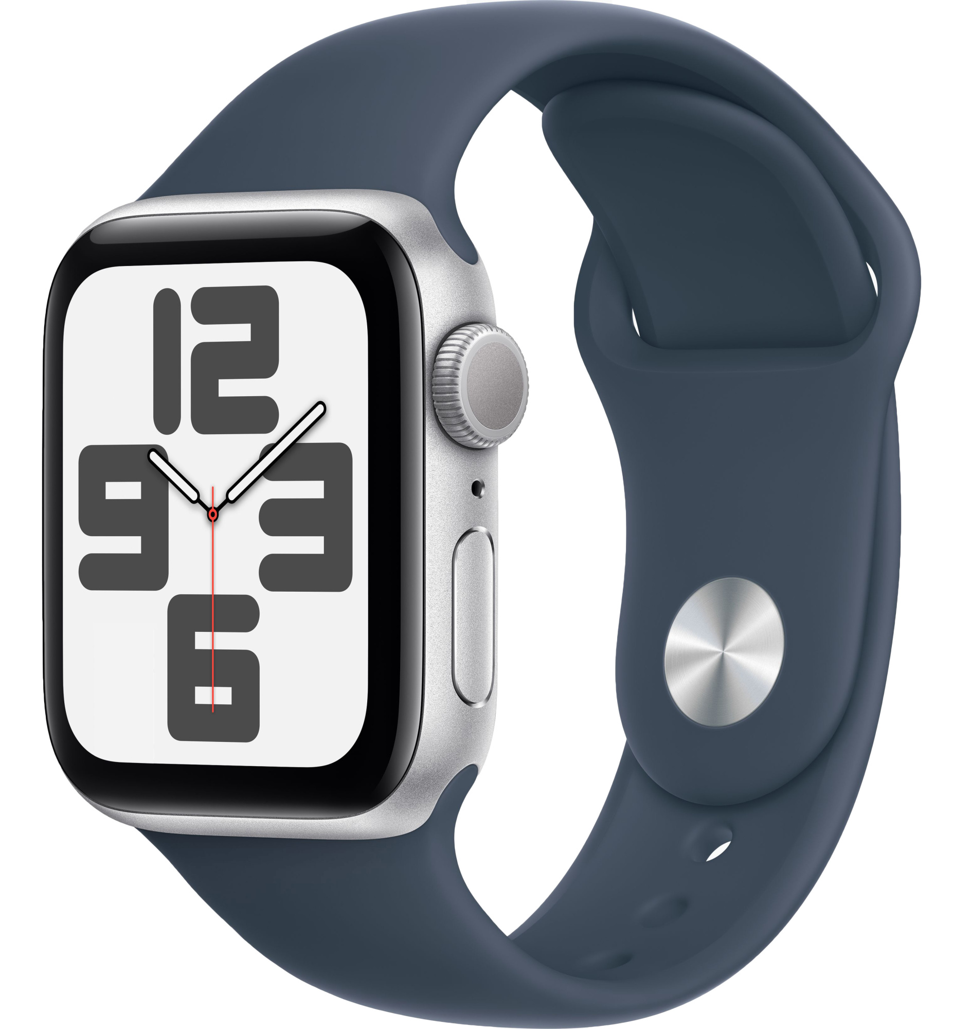 Смарт-часы Apple Watch SE 40mm Silver Alum Blue Sport Band M/L 2023, купить в Москве, цены в интернет-магазинах на Мегамаркет