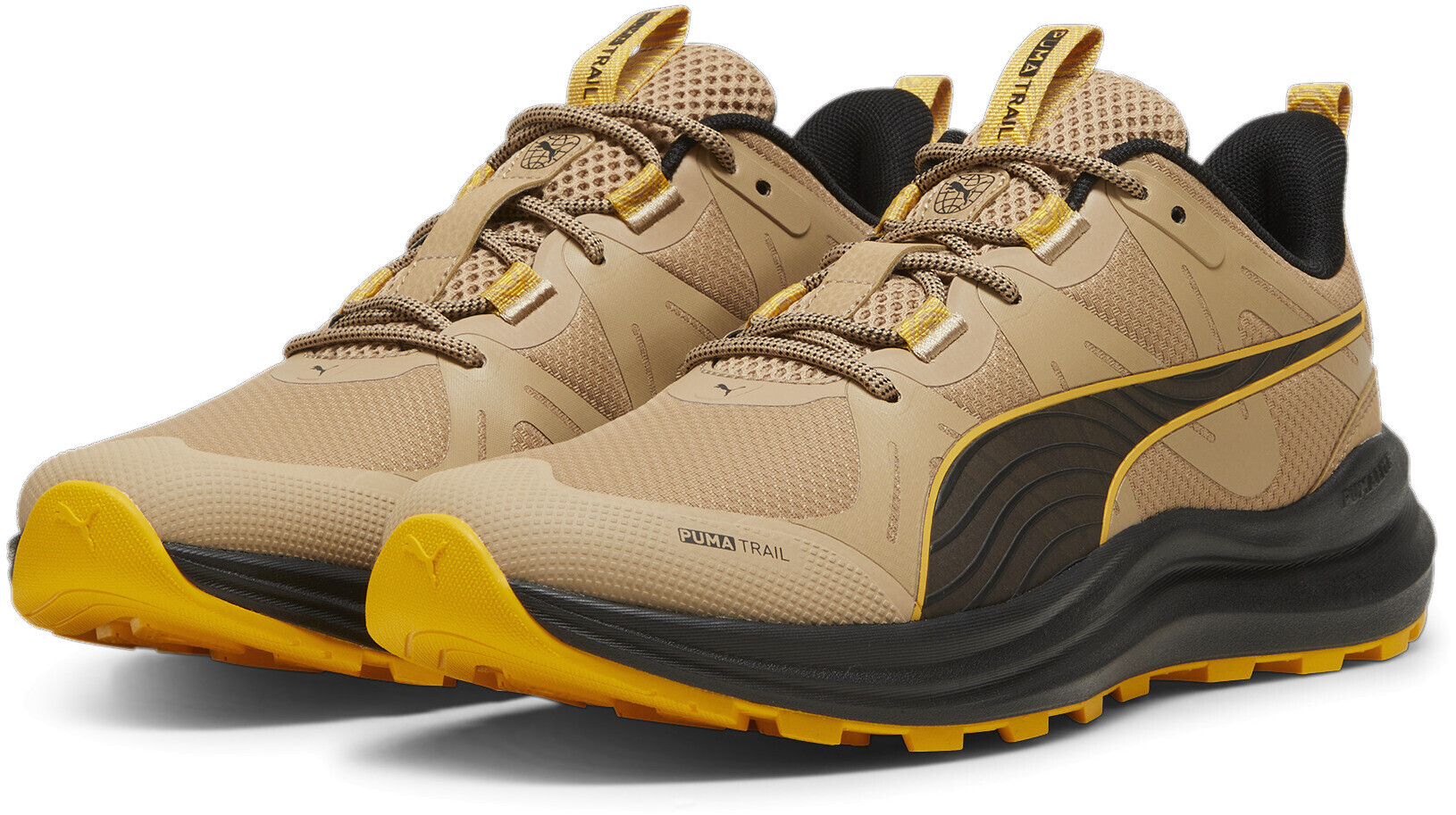 Кроссовки мужские PUMA Reflect Lite Trail бежевые 8.5 UK - купить в Москве, цены на Мегамаркет