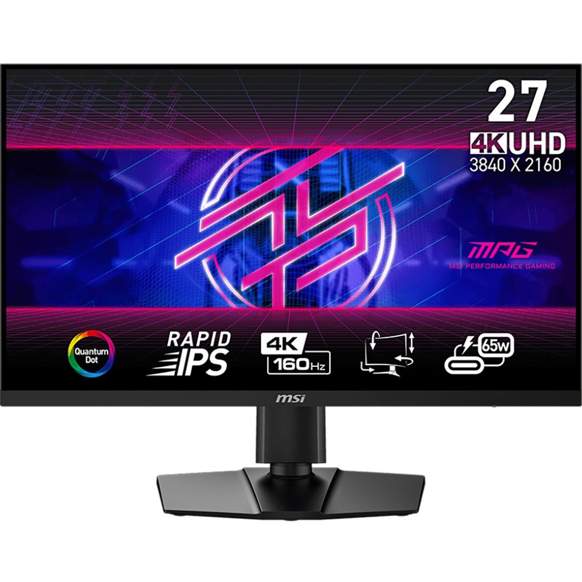 27" Монитор MSI MPG 274URF QD Black 160Hz 3840x2160 IPS, купить в Москве, цены в интернет-магазинах на Мегамаркет