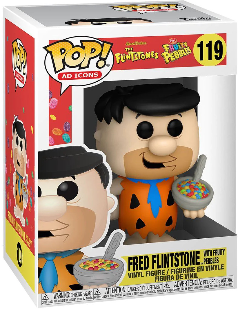 Фигурка Funko POP! Ad Icons Flintstones Fruity Pebbles Fred Flintstone with  Fruity Pebble – купить в Москве, цены в интернет-магазинах на Мегамаркет