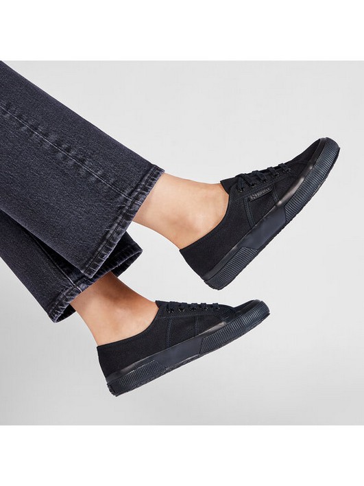 All black superga sales