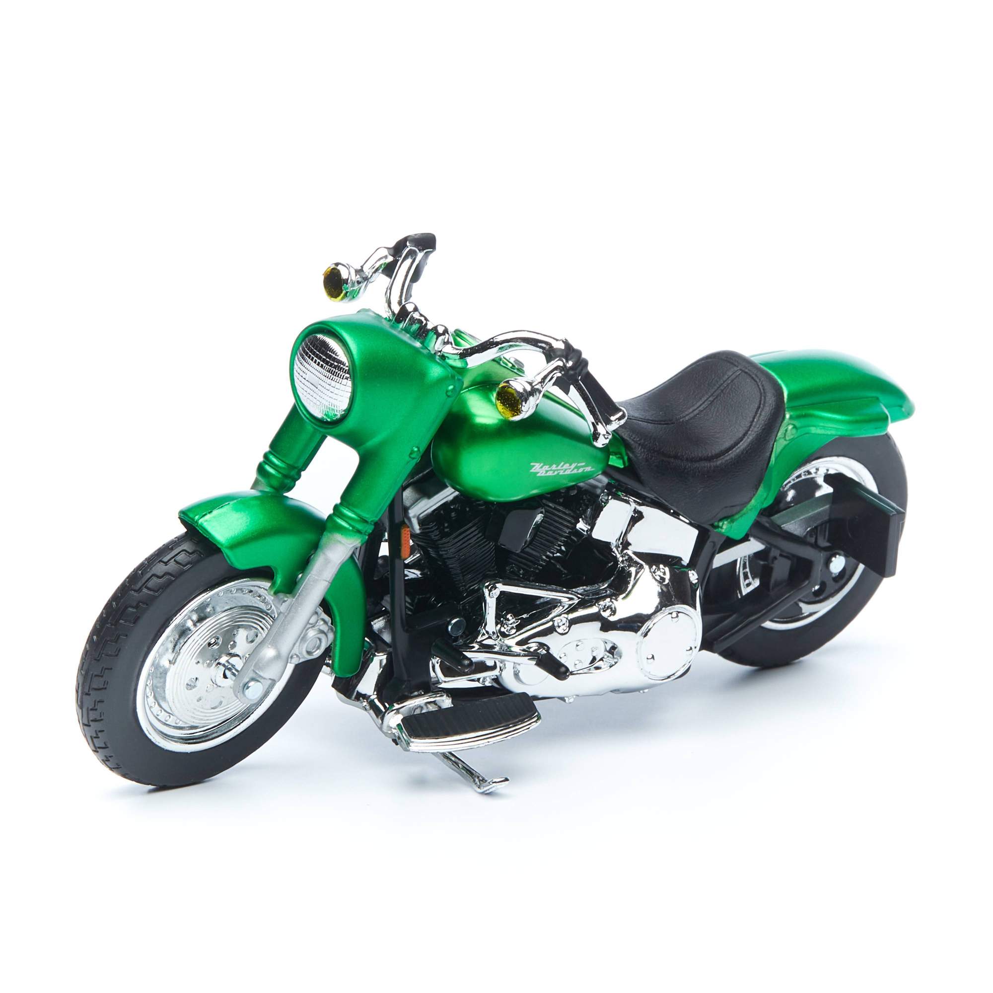 Maisto мотоцикл 1:18 Harley Davidson 2000 FLSTF Street Stalker, зеленый 34360/7