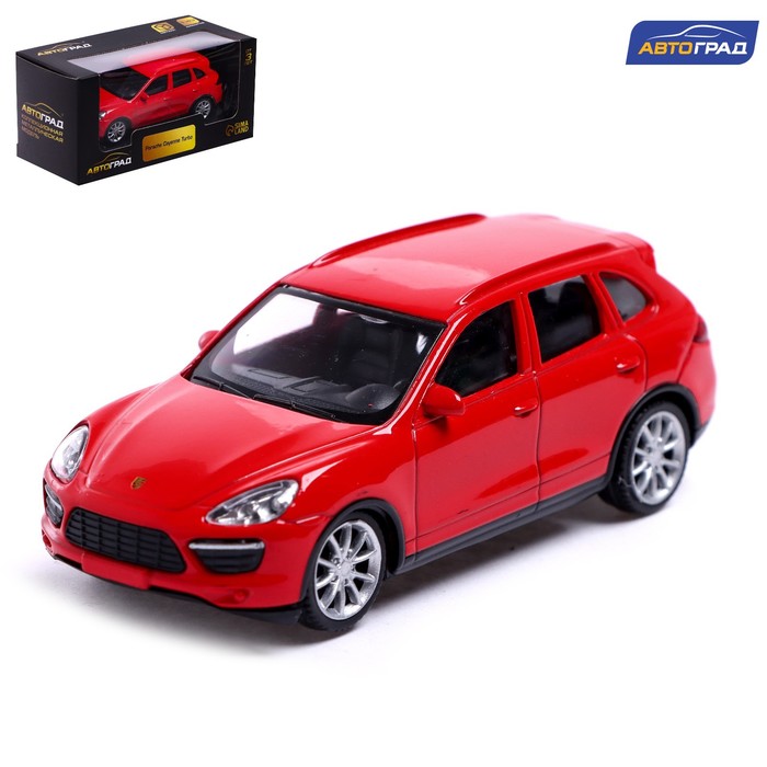 Машина металлическая PORSCHE CAYENNE TURBO, 1:43, цвет красный - купить в ТойсМаркет , цена на Мегамаркет