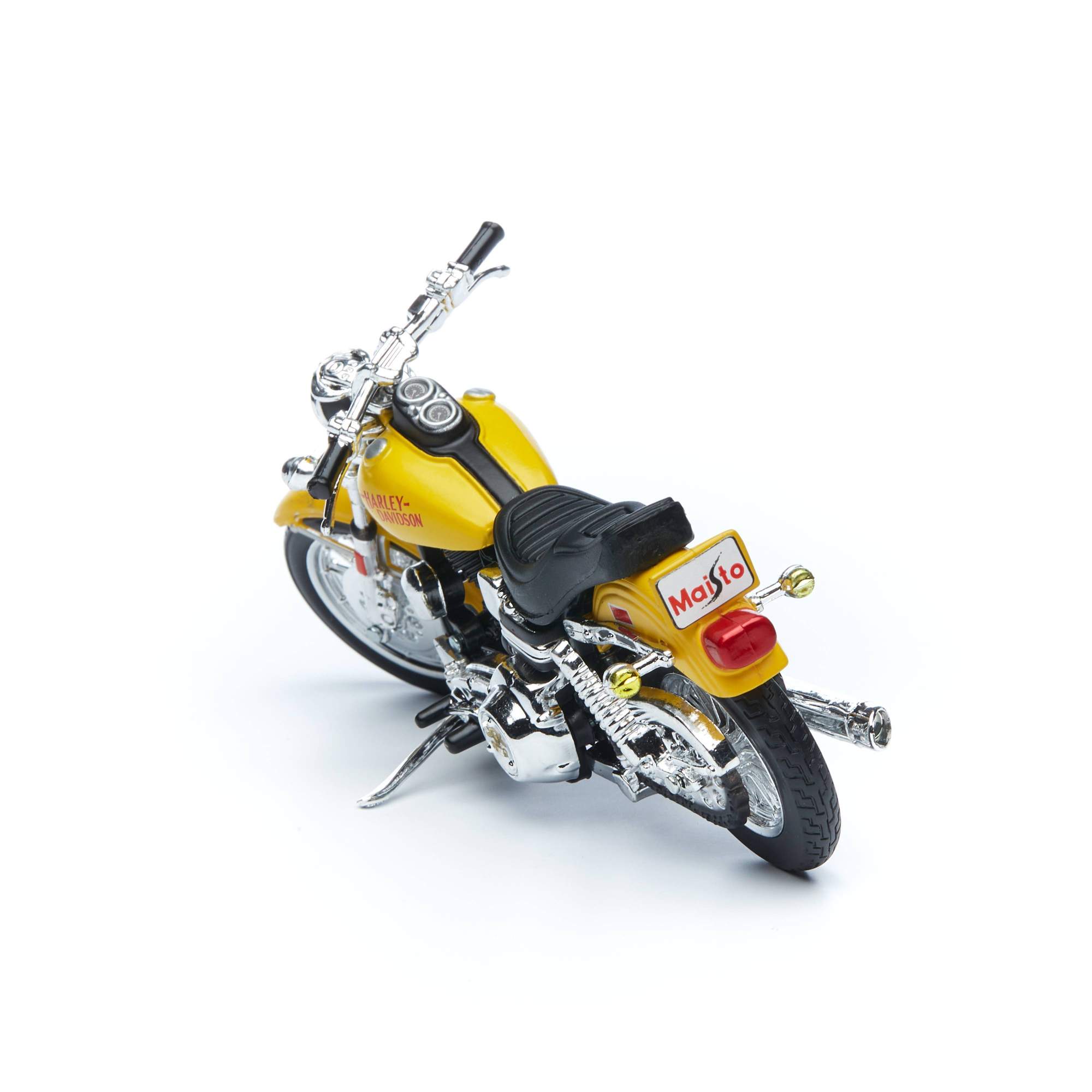 Купить maisto мотоцикл 1:18 Harley Davidson 1977 FXS Low Rider, желтый  34360/12, цены на Мегамаркет