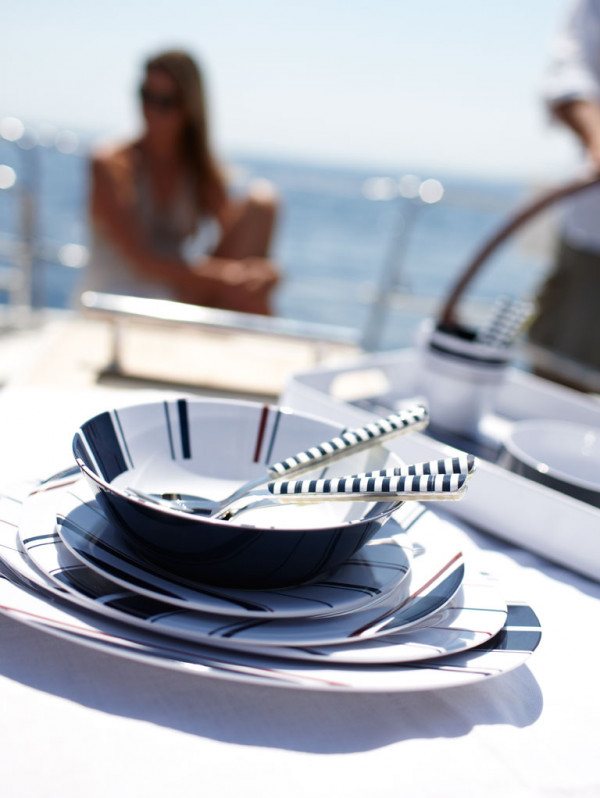 Яхтенная посуда. Тарелка десертная 19 см, 6 шт, Marine Business Monaco (10261644)