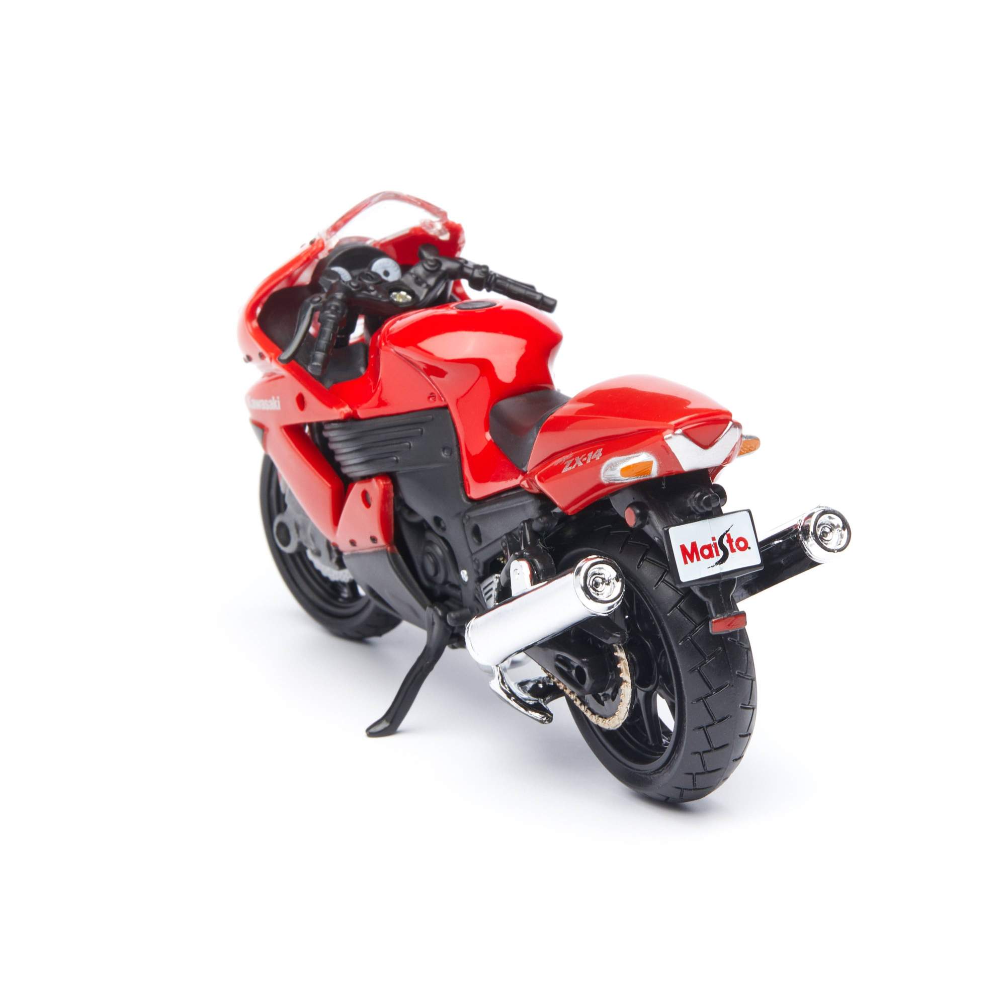 Купить maisto Мотоцикл Kawasaki Ninja ZX-14R, 1:18 красный 39300/33, цены  на Мегамаркет