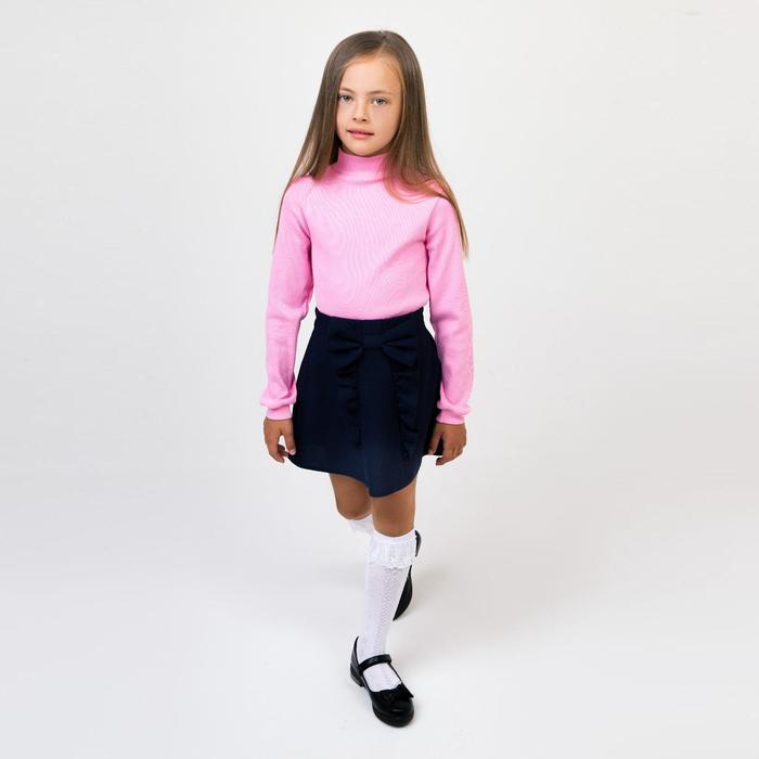 Школьная юбка для девочки, рост 122-128 см, цвет синий – купить в Москве, цены в интернет-магазинах на Мегамаркет