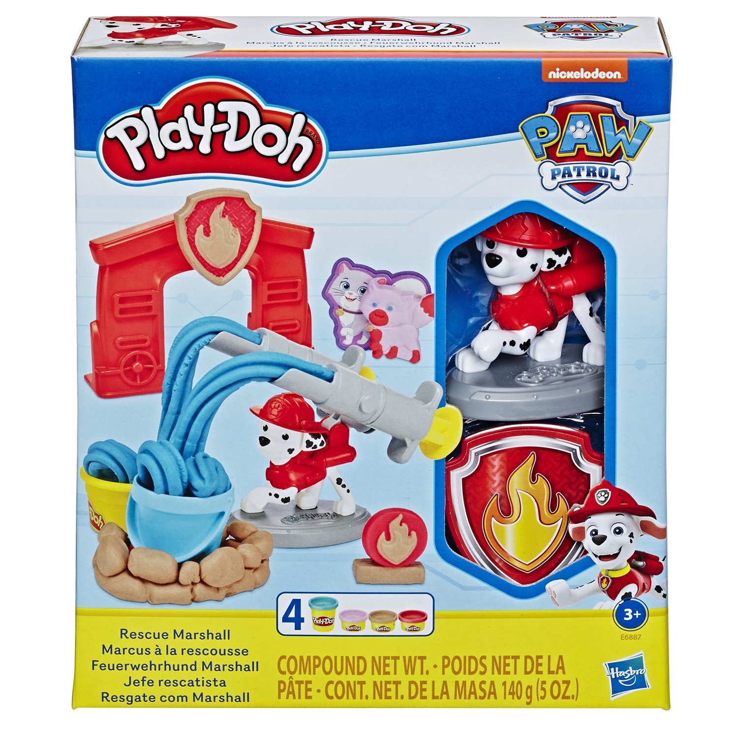 Пластилин Hasbro Play-Doh, Щенячий патруль, Маршалл