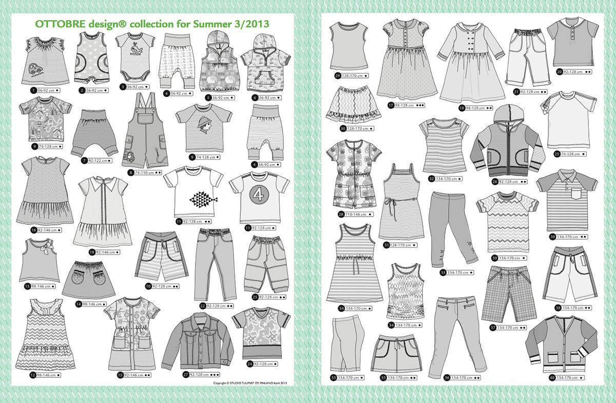 Готовимся к осени: детские брюки, леггинсы и куртка по выкройкам OTTOBRE design!