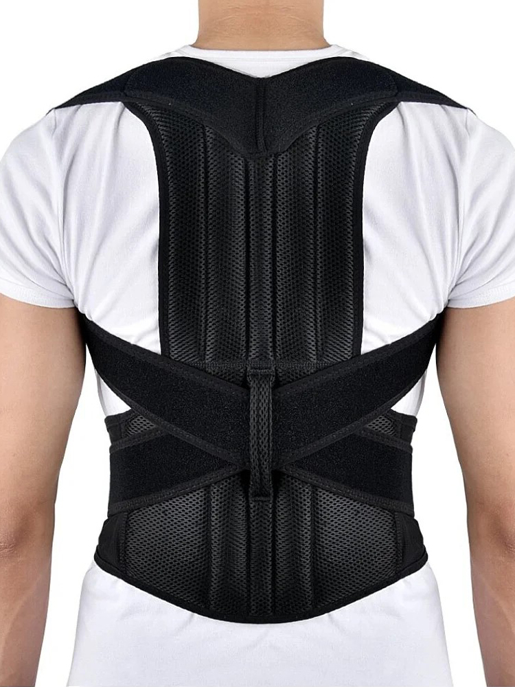 Корсет ортопедический грудопоясничный URM р. S черный – купить в Москве ...