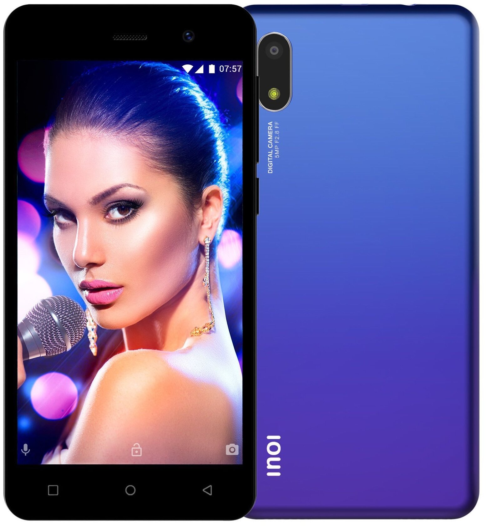 Смартфон Inoi 2 Lite 2021 1/8GB Midnight Blue (4660042758176) – купить в  Москве, цены в интернет-магазинах на Мегамаркет