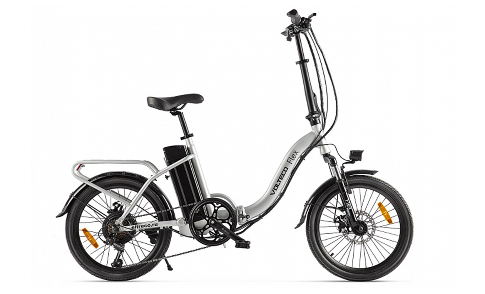 Электровелосипед Volteco Flex (2021) (Серый)
