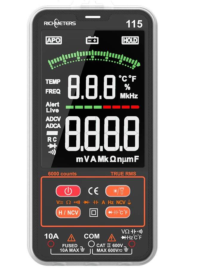 Цифровой мультиметр RichMeters RM115VA купить в интернет-магазине, цены на Мегамаркет