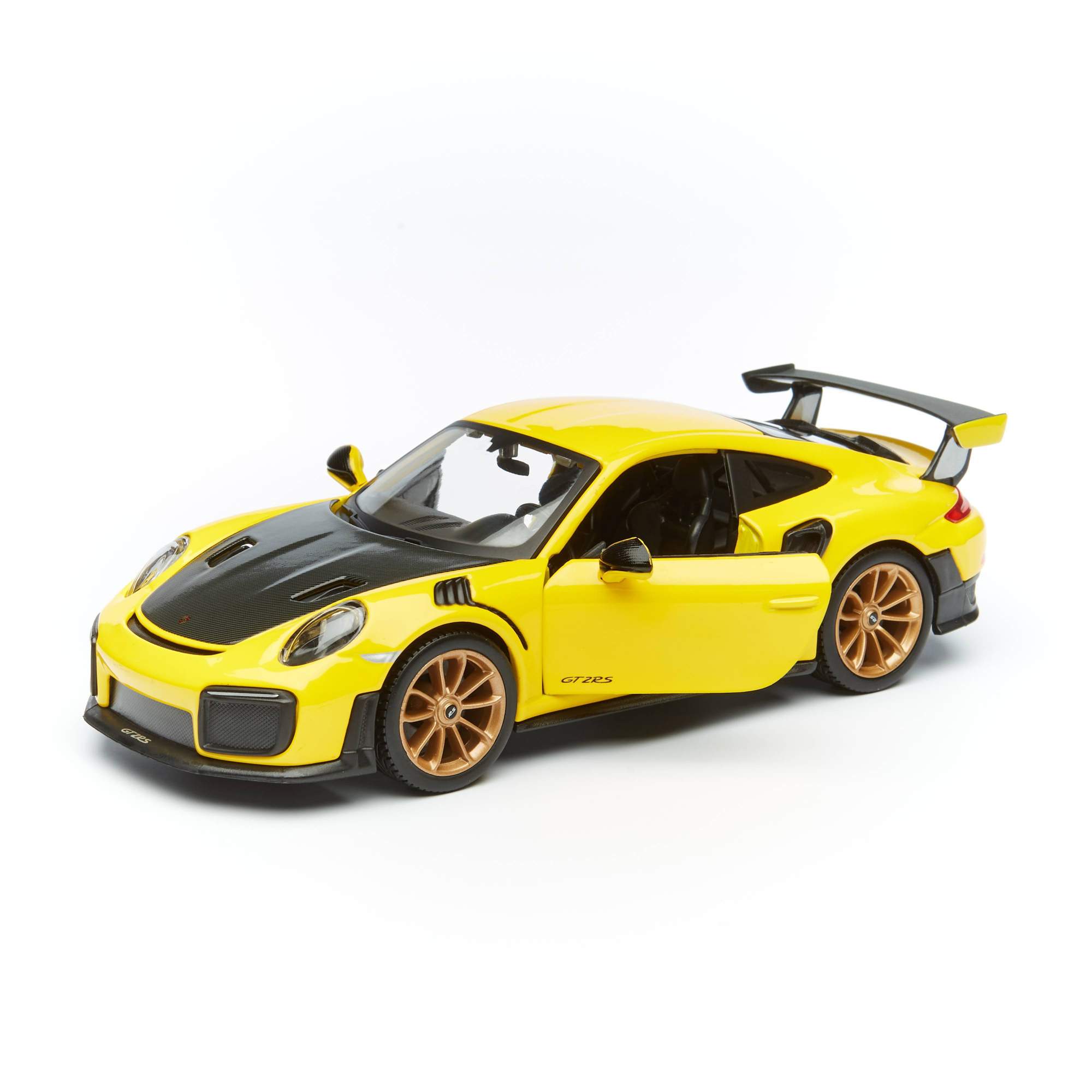 Купить maisto Машинка металлическая 1:24 PORSCHE 911 GT2 RS, желтый, 31523  31523, цены на Мегамаркет