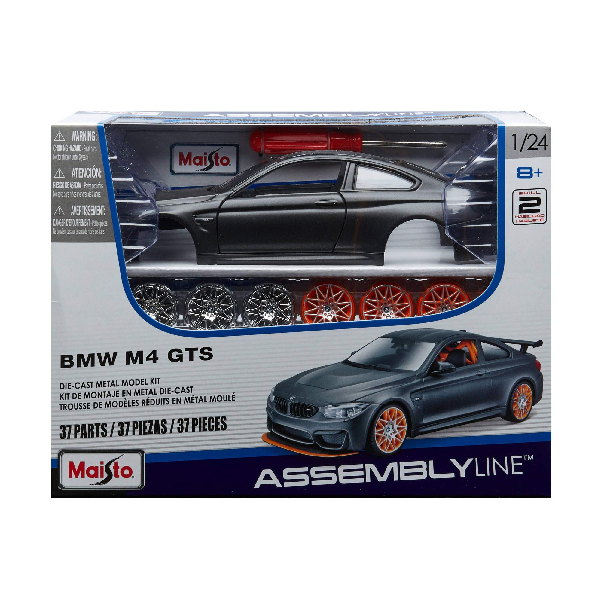 Купить maisto Сборная модель машинки BMW M4 GTS SPAL 1:24, серая 39249,  цены на Мегамаркет | Артикул: 100029226294