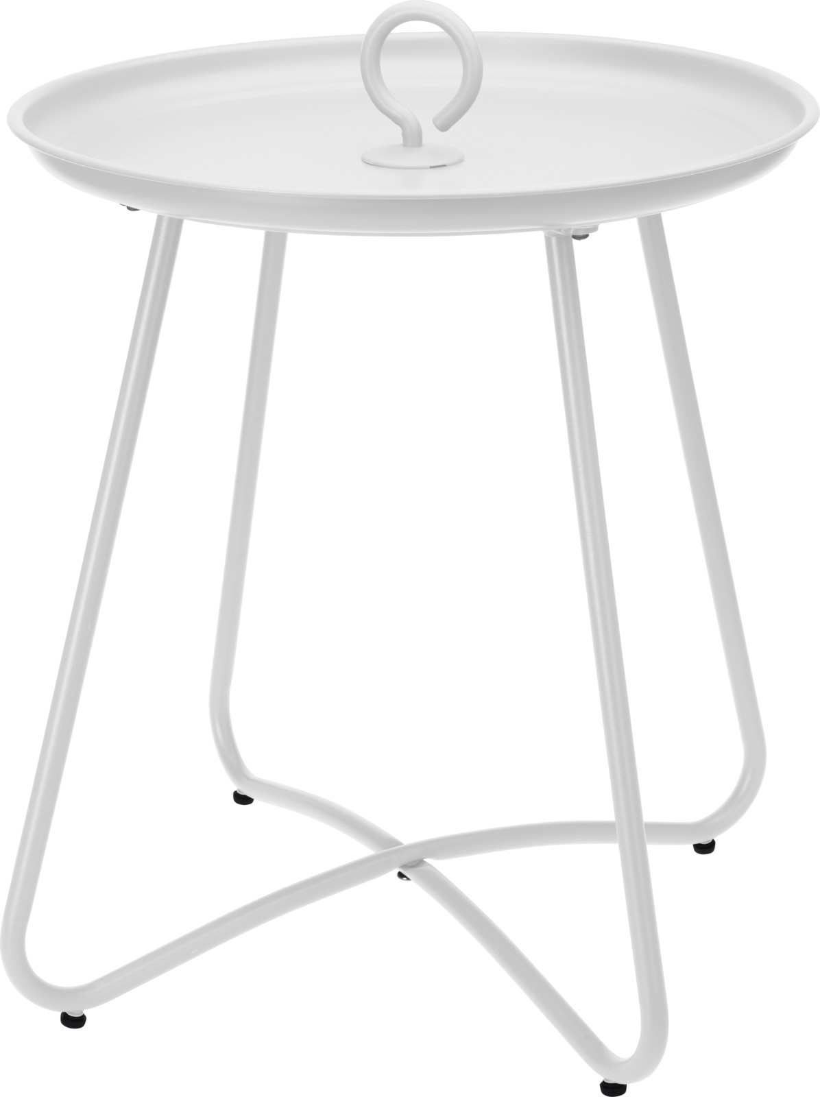 Стол для дачи Koopman Bistro CK9200630 white 40x40x46 см