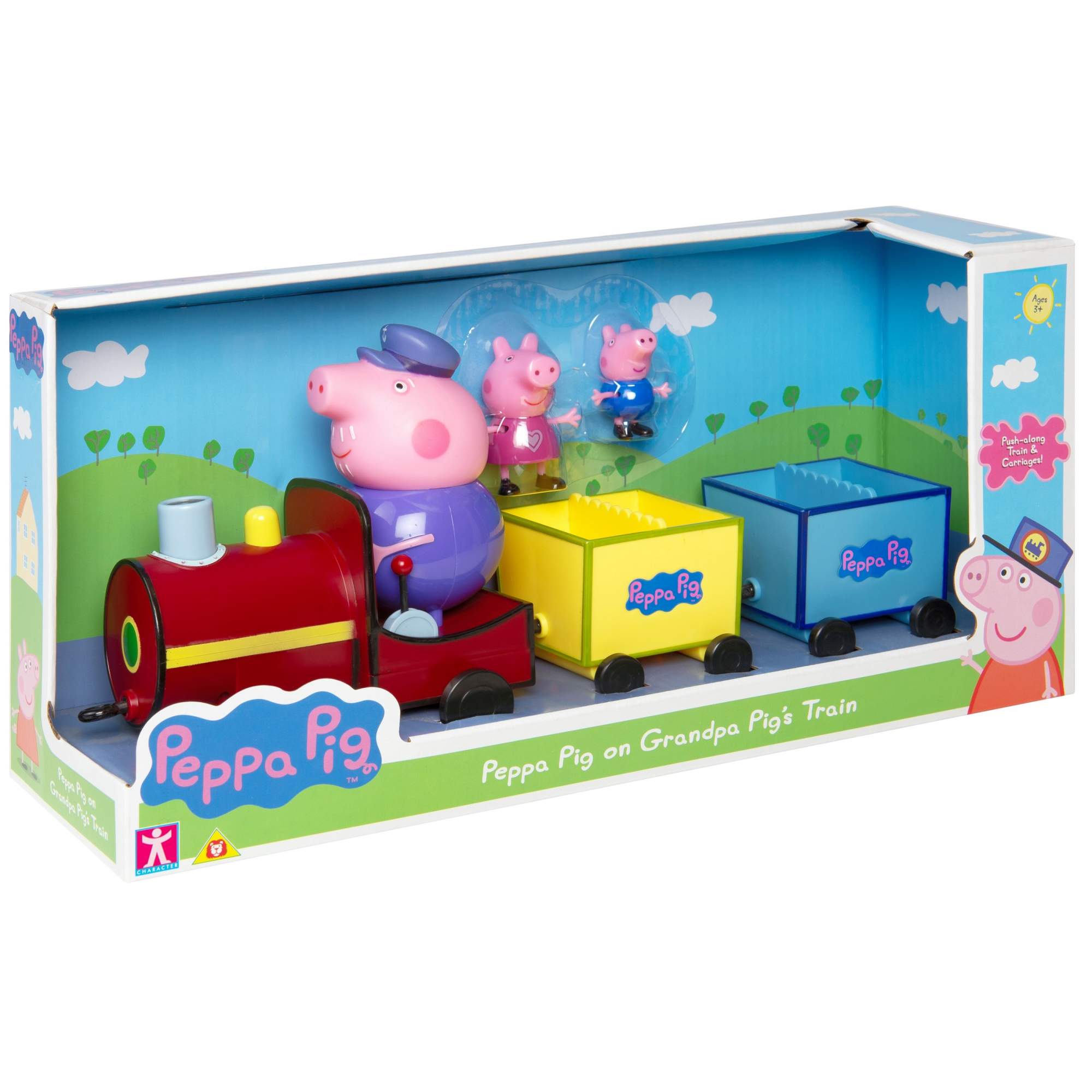 Купить игровой набор Peppa Pig Поезд дедушки Пеппы, цены на Мегамаркет