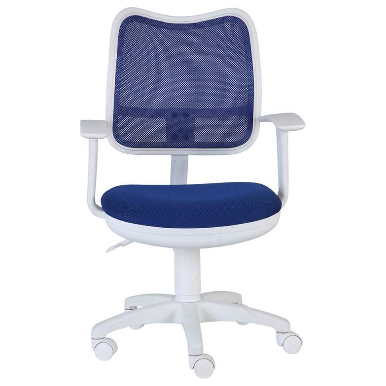 Компьютерное кресло Бюрократ CH-W797/BL/TW-10, белый/синий