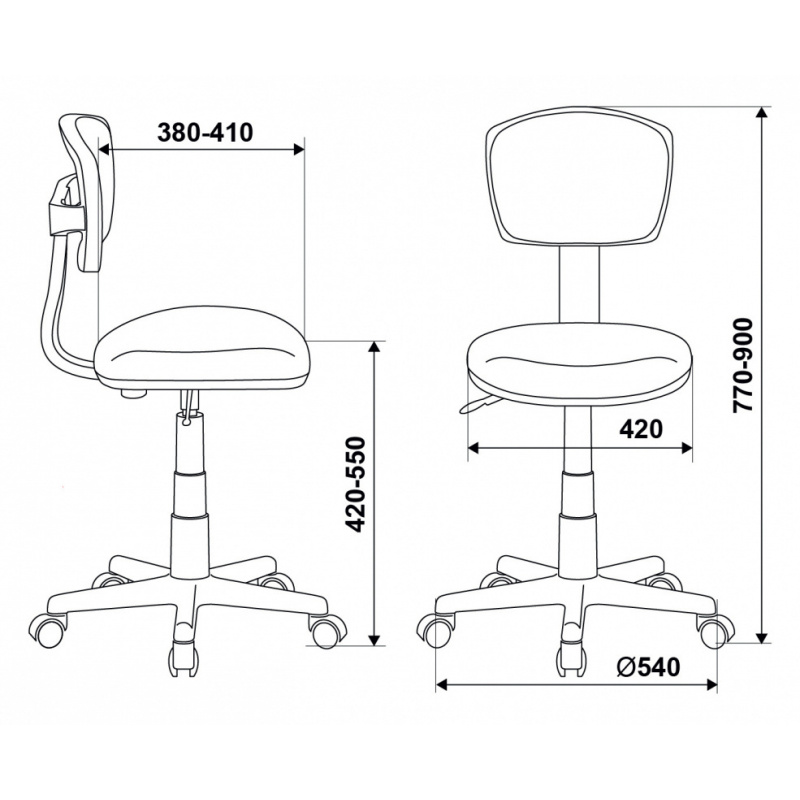 Кресло ch w797 pk tw 13a