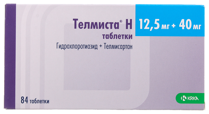 Телмиста Н таблетки 12,5 мг+40 мг №84 - отзывы покупателей на Мегамаркет | 100026516849