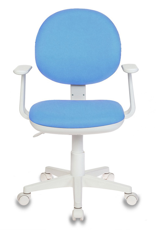 Компьютерное кресло Бюрократ CH-W356AXSN/15-107, белый/голубой