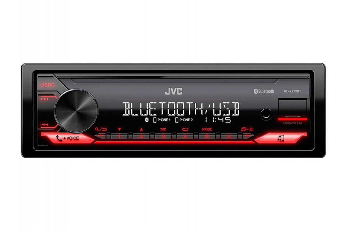 Автомагнитола JVC KD-X272BT - купить в АЛЕВИТ, цена на Мегамаркет