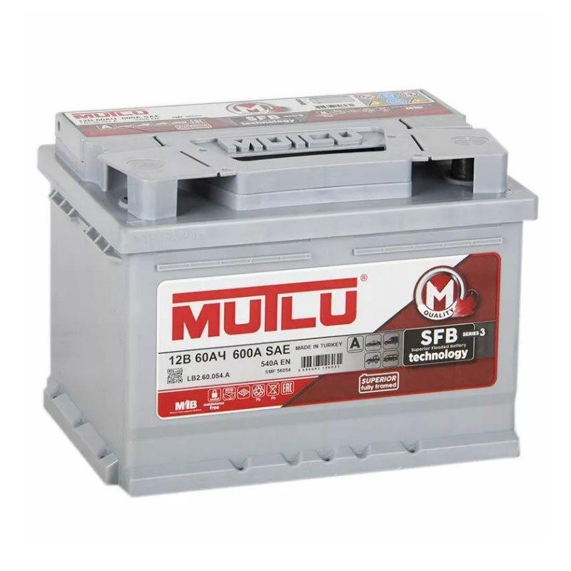 Аккумулятор MUTLU SFB 60 А/ч 560 137 052 обр. R+ EN 540A 242x175x190 L2 .