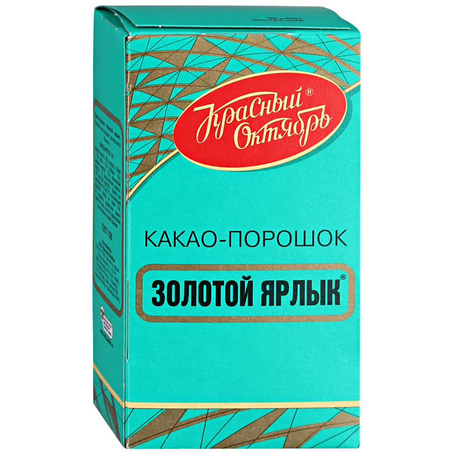 Купить какао-порошок Золотой Ярлык, 100 г, цены на Мегамаркет | Артикул: 100027310542